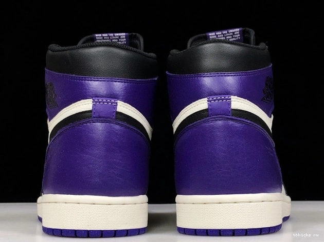 Cheap TB Jordan Purple Court 1 555088-501 Air 0823